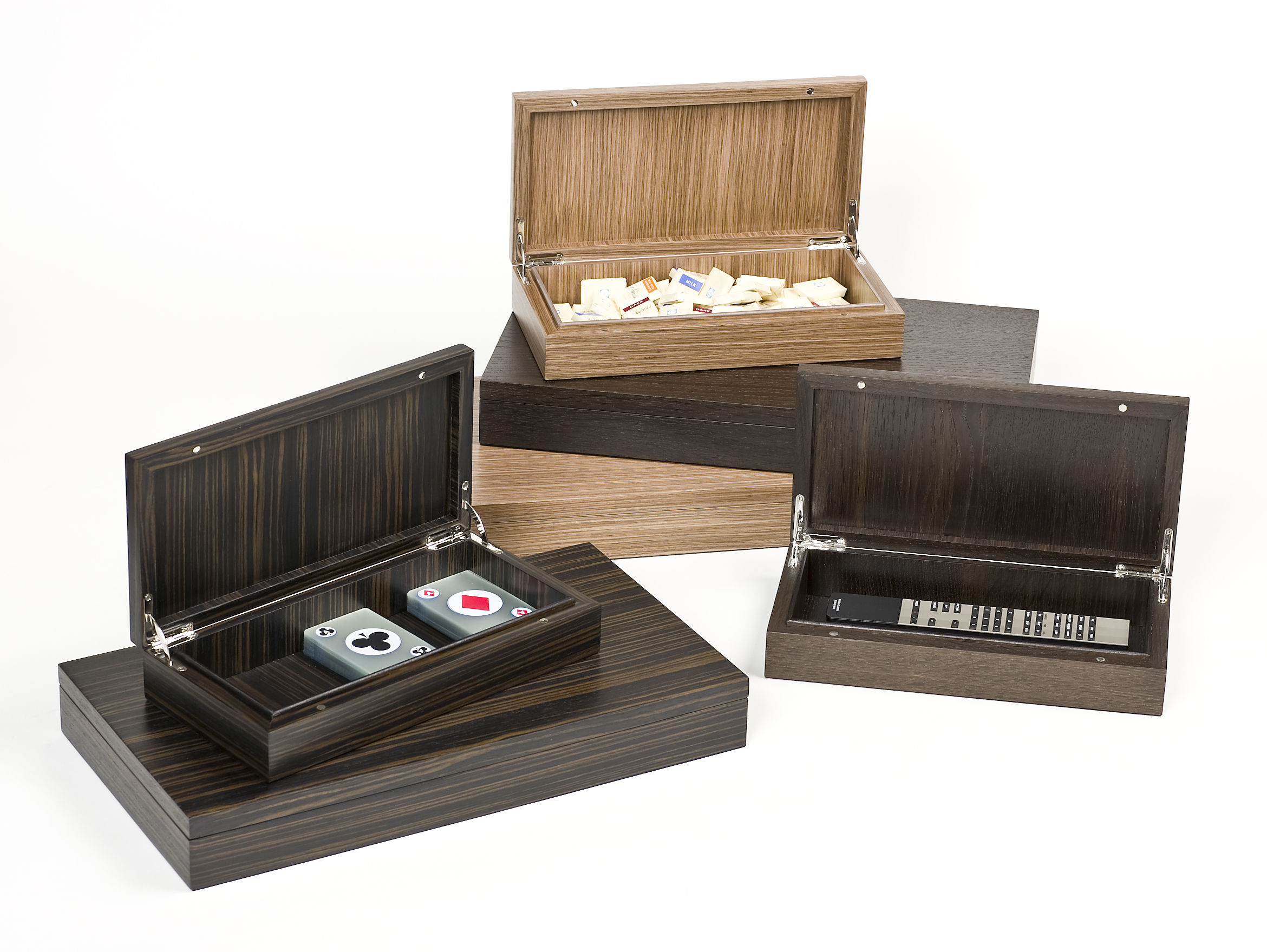 Wood Storage Boxes