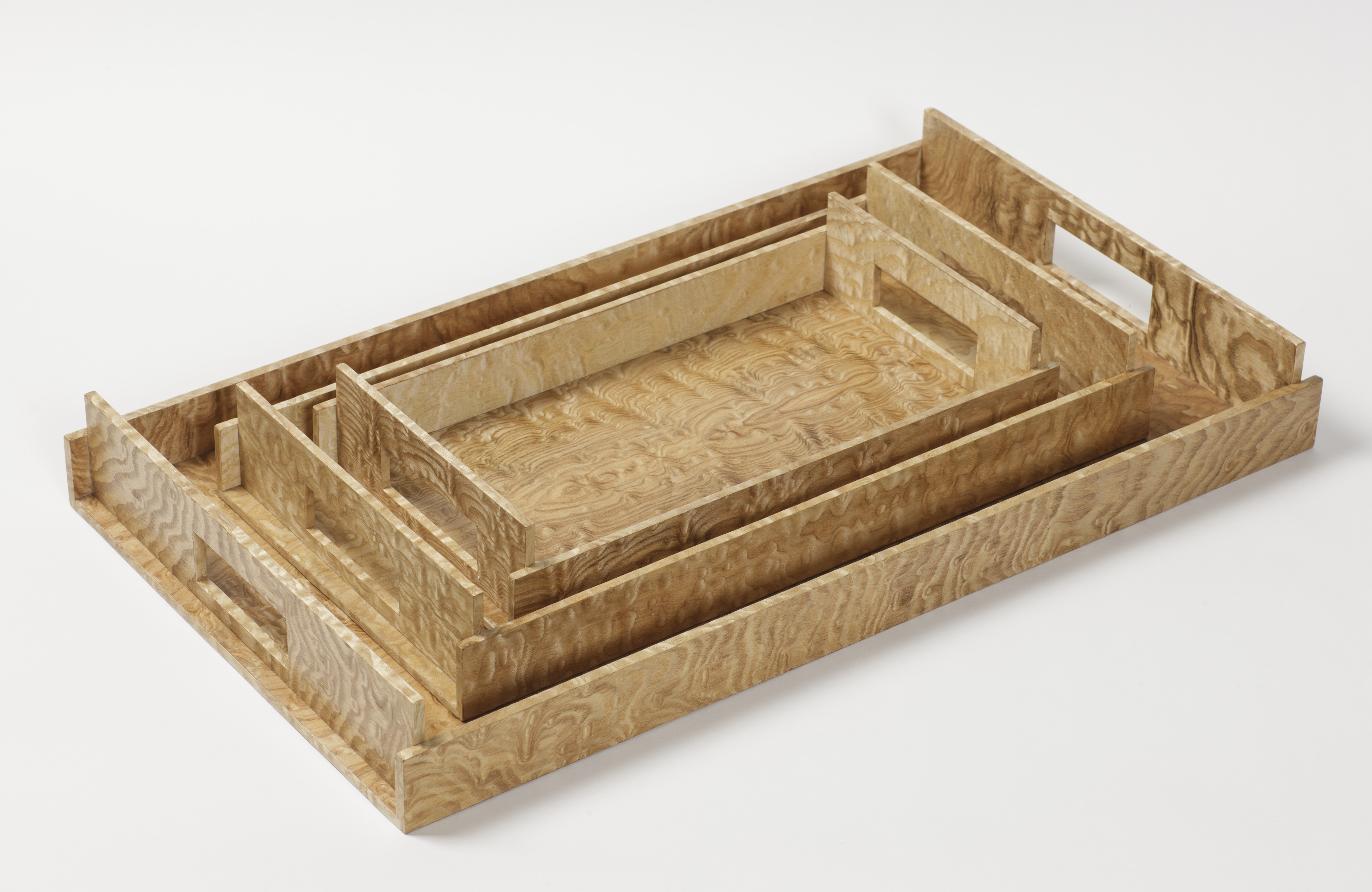 Wood Nest of Serving Trays